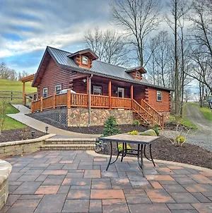 Rustic Dundee Log Cabin With Hot Tub And Forest Views! Exterior photo