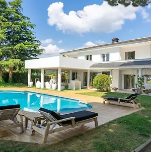 Luxury Villa Buena Vista Pool And Garden Arenys de Munt Exterior photo