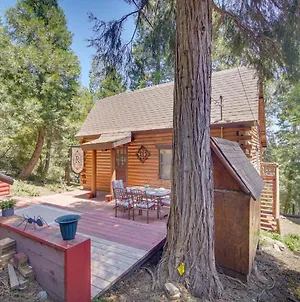 Crestline Area Vacation Rental Cabin With Decks! Exterior photo