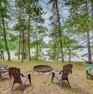 Pet-Friendly Waterfront Minong Cabin With Fire Pit Villa Exterior photo